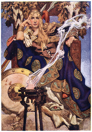 Queen Maev by J. C. Leyendecker