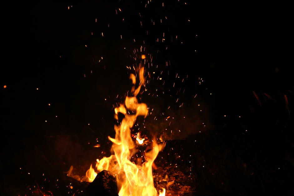 Winter Solstice in Ireland - Bonfire Sparks